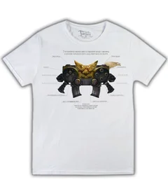 Прикольные футболки: Warhammer - схема на белой